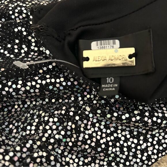 Alexia Admor Rainbow Sequin Dress Size 10 - Picture 7 of 8